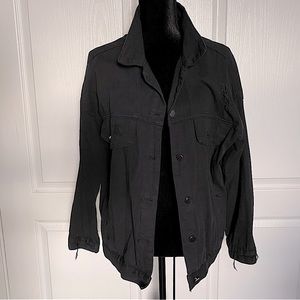 SHEIN Black Denim Jean Jacket